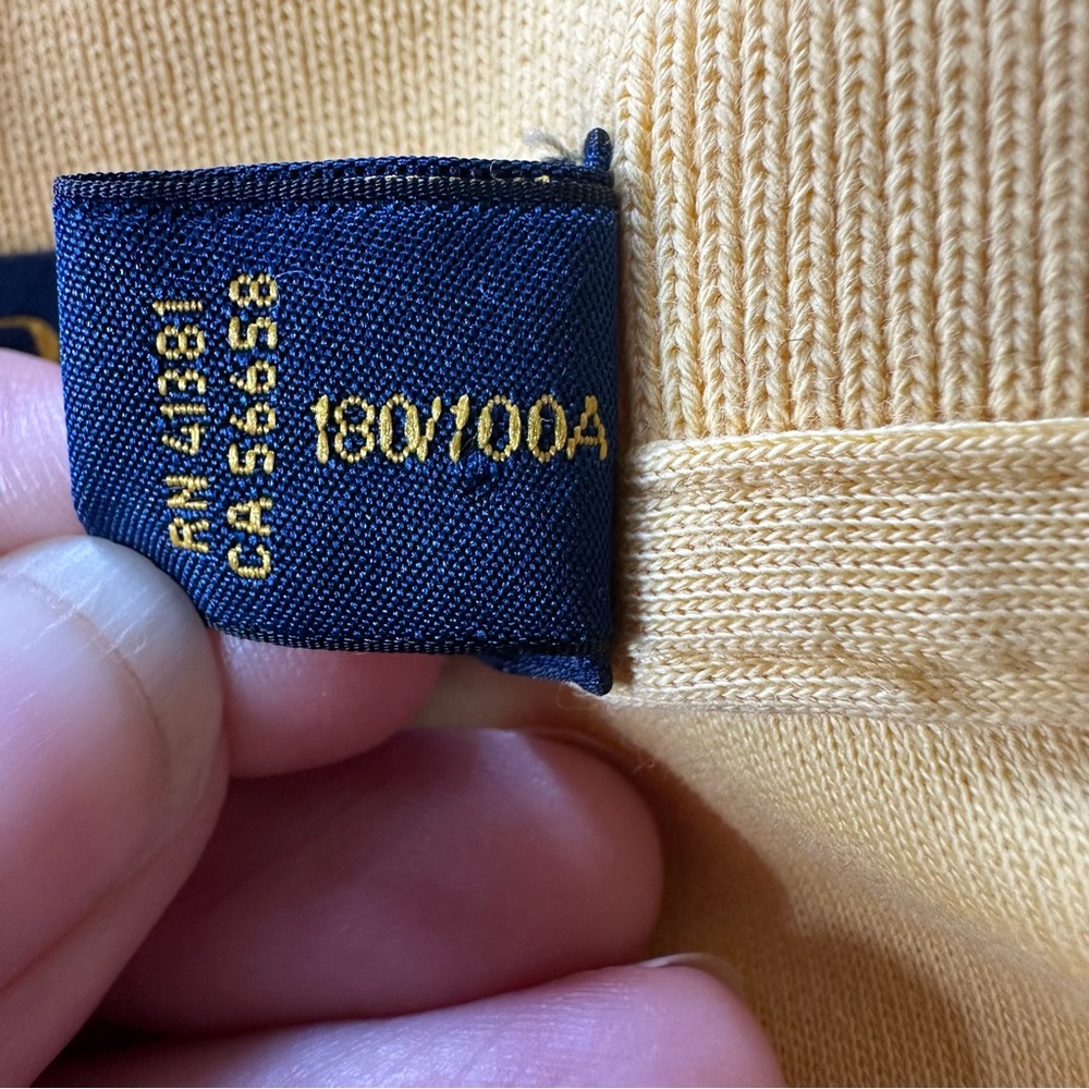 Ralph Lauren Yellow Polo Shirt for Men - Picture 4 of 9